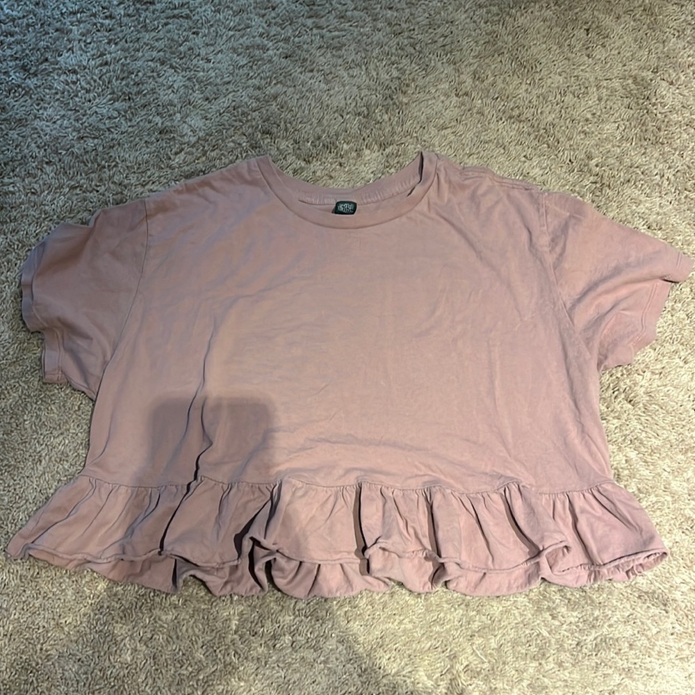 Target/Wild Fable babydoll crop top. Size XL.